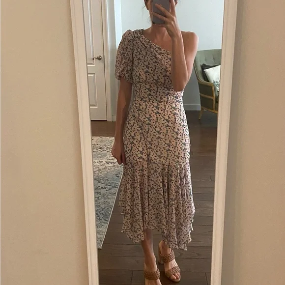 knee length dresses for ladies Santorini Midi Dress – Vogue Villa main image 1